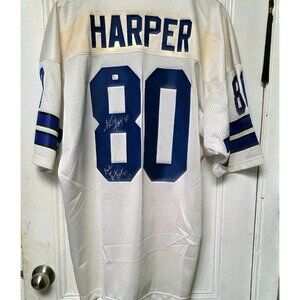 Alvin Harper Autographed Dallas Cowboys Jersey  With Global  COA